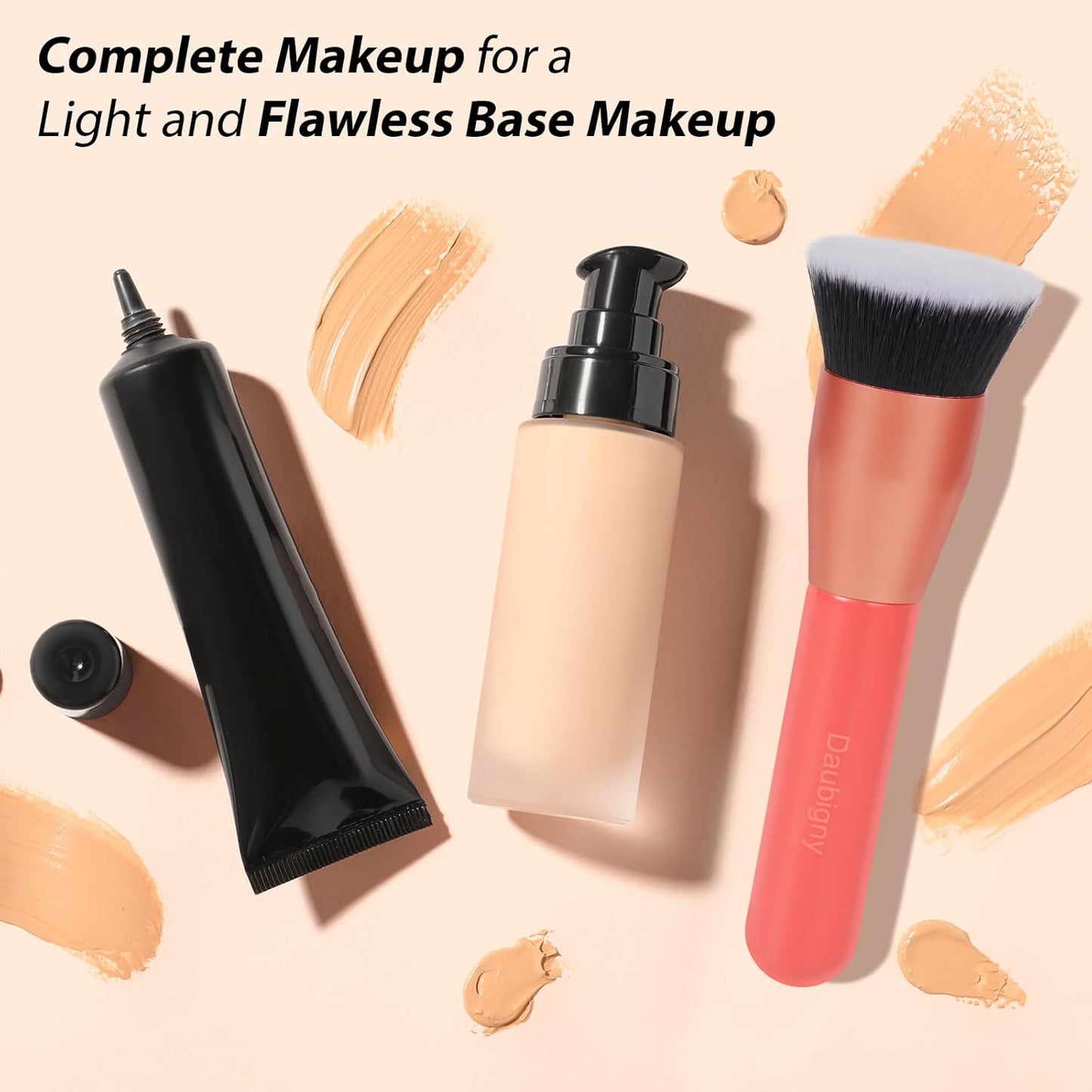 1.5" Top Diameter Foundation Brush - Premium Makeup Brush, Perfect for Foundation, Cream, Buffing, Blending (Red) - Gotcha Girl CosmeticsGotcha Girl Cosmetics 1b7d17e0-82f0-4a30-8bfe-3f1d6a630a21