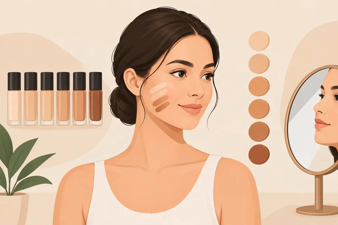 How to Choose Foundation Shade That Looks Like Skin - Gotcha Girl Cosmetics