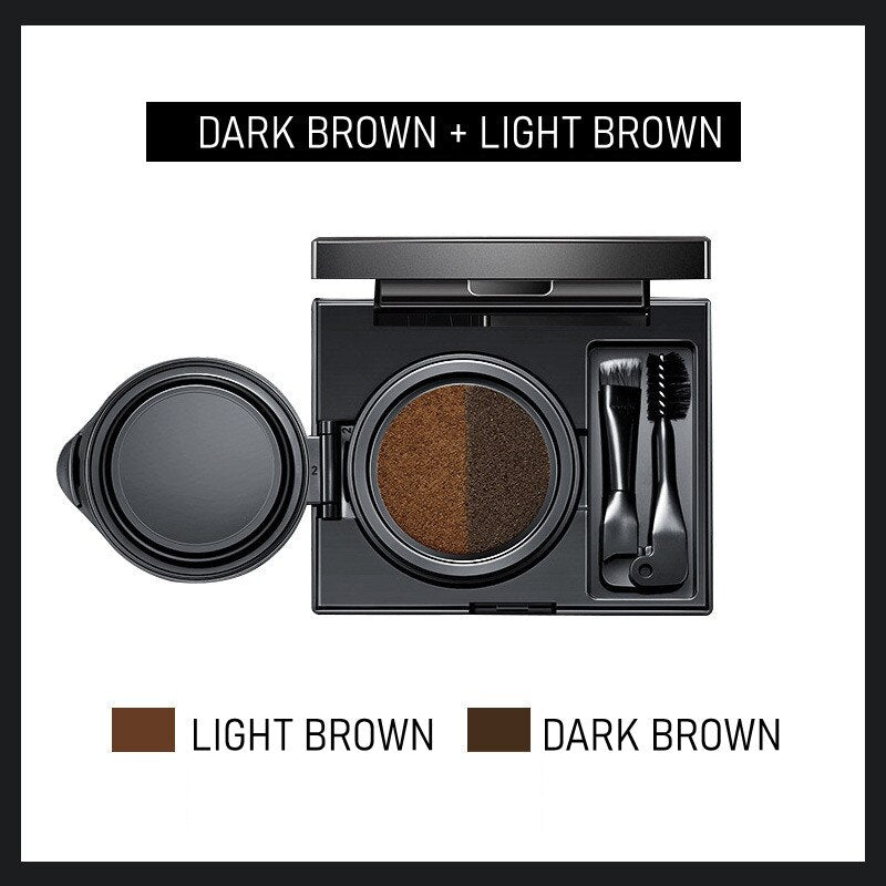 Two - Color Air Cushion Eyebrow Powder – Waterproof, Sweat - Proof Long - Lasting Brow Cream for Natural Definition and All - Day Hold - Gotcha Girl Cosmetics Gotcha Girl Cosmetics603d2d3c-977b-4f7a-83d8-8265c871b206