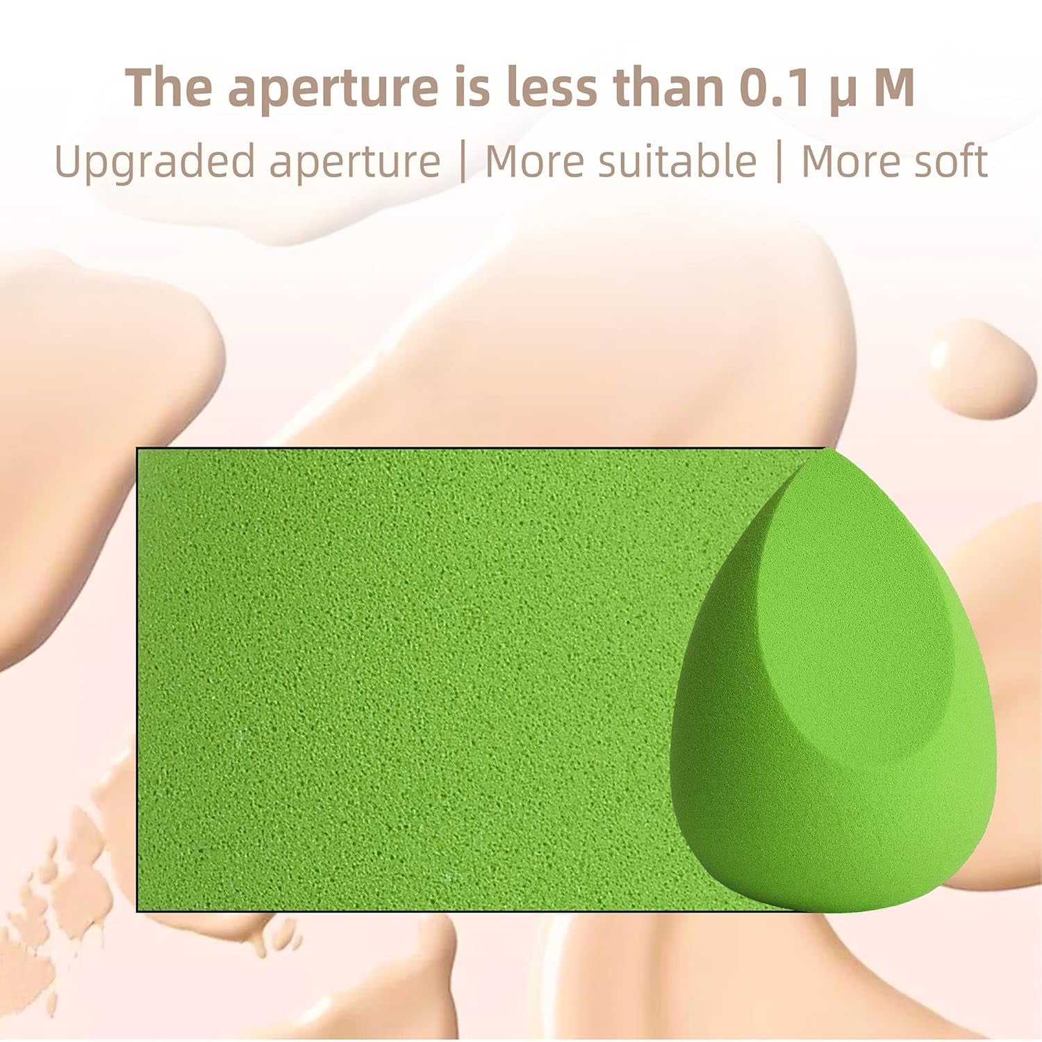 COSTICA Makeup Sponge Set Blender, Beauty Sponge Makeup Blender Flawless for Liquid - Multi Colored 4 Pcs Avocado Series - Gotcha Girl Cosmetics Gotcha Girl Cosmetics 82292aa4-79a0-4c40-b805-bc9bc672b4cf