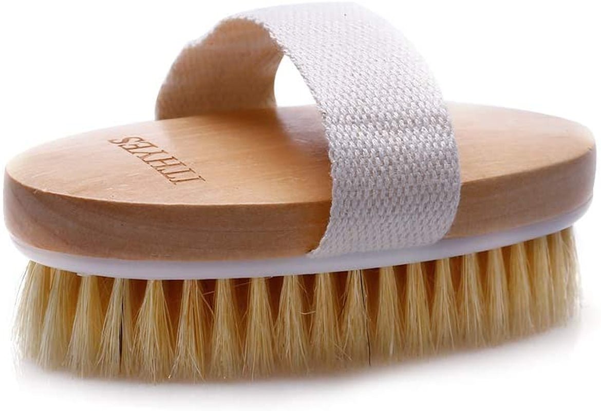 Dry Brushing Body Brush Exfoliating Brush Natural Bristle Bath Brush for Remove Dead Skin Toxins Cellulite,Treatment,Improves Lymphatic Functions,Exfoliates,Stimulates Blood Circulation - Gotcha Girl Cosmetics Gotcha Girl Cosmetics3e1db042-8f85-4448-911d-7c461328969b