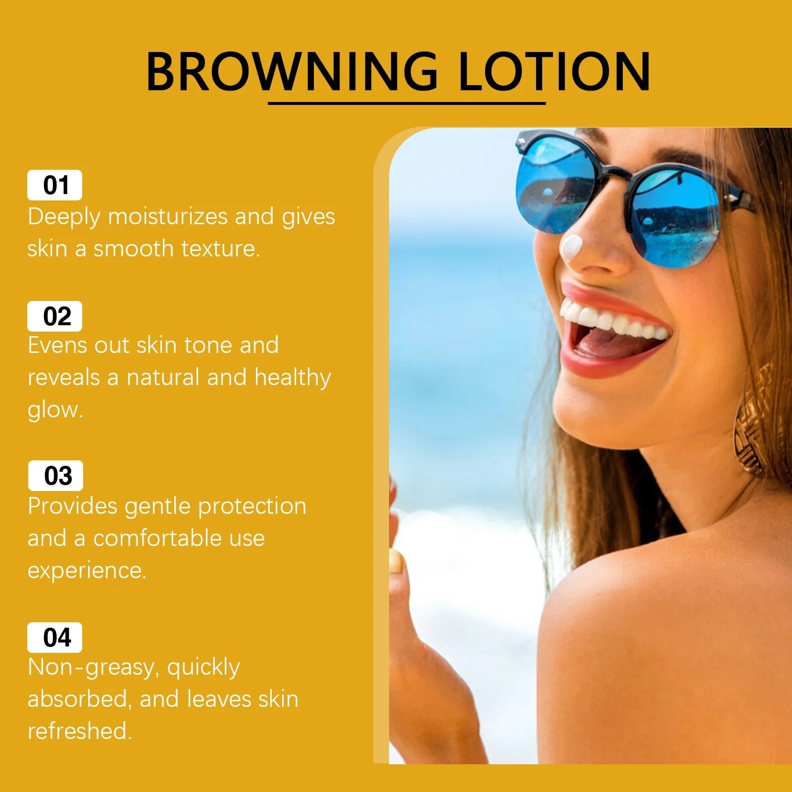 Oceaura Herbal Browning Lotion Summer Moisturize Sunless Tanning Enhance Softness Non - greasy Glowing Bronzer Skin Tanning Lotion - Gotcha Girl Cosmetics Gotcha Girl Cosmetics 1410100g200007763201336106