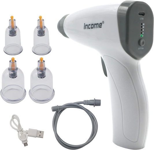Electric Cupping Therapy Set,Portable Chinese Cupping Therapy Machine with Pump,Body Massage Scraping Care Device, 4 Vacuum Suction Cups,Electric Cupping Massager Kit for Homeuse - Gotcha Girl Cosmetics Gotcha Girl Cosmeticse54f891e-3e8b-4526-9eac-9888f4a1da3b