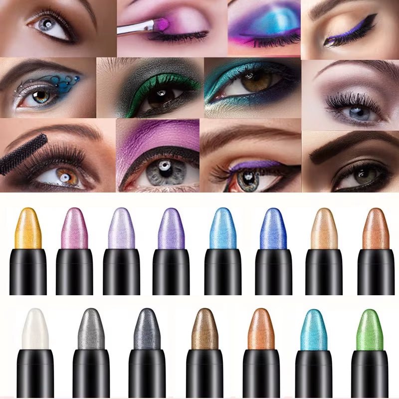 15 - Color Waterproof Glitter Eyeshadow & Eyeliner Stick Set - Gotcha Girl Cosmetics Gotcha Girl Cosmetics110ac0af-4b32-4ba4-b439-13335981832a