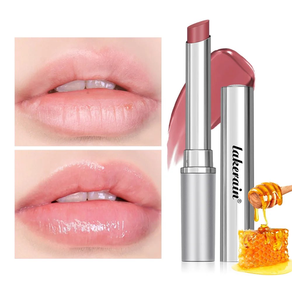 Black Honey Lipstick Long Lasting Moisturizing Natural Lip Plumper Makeup Lip Plumping Gloss Cosmetics Exfoliating for Lip - Gotcha Girl Cosmetics Gotcha Girl Cosmetics 20000117612542pcsback