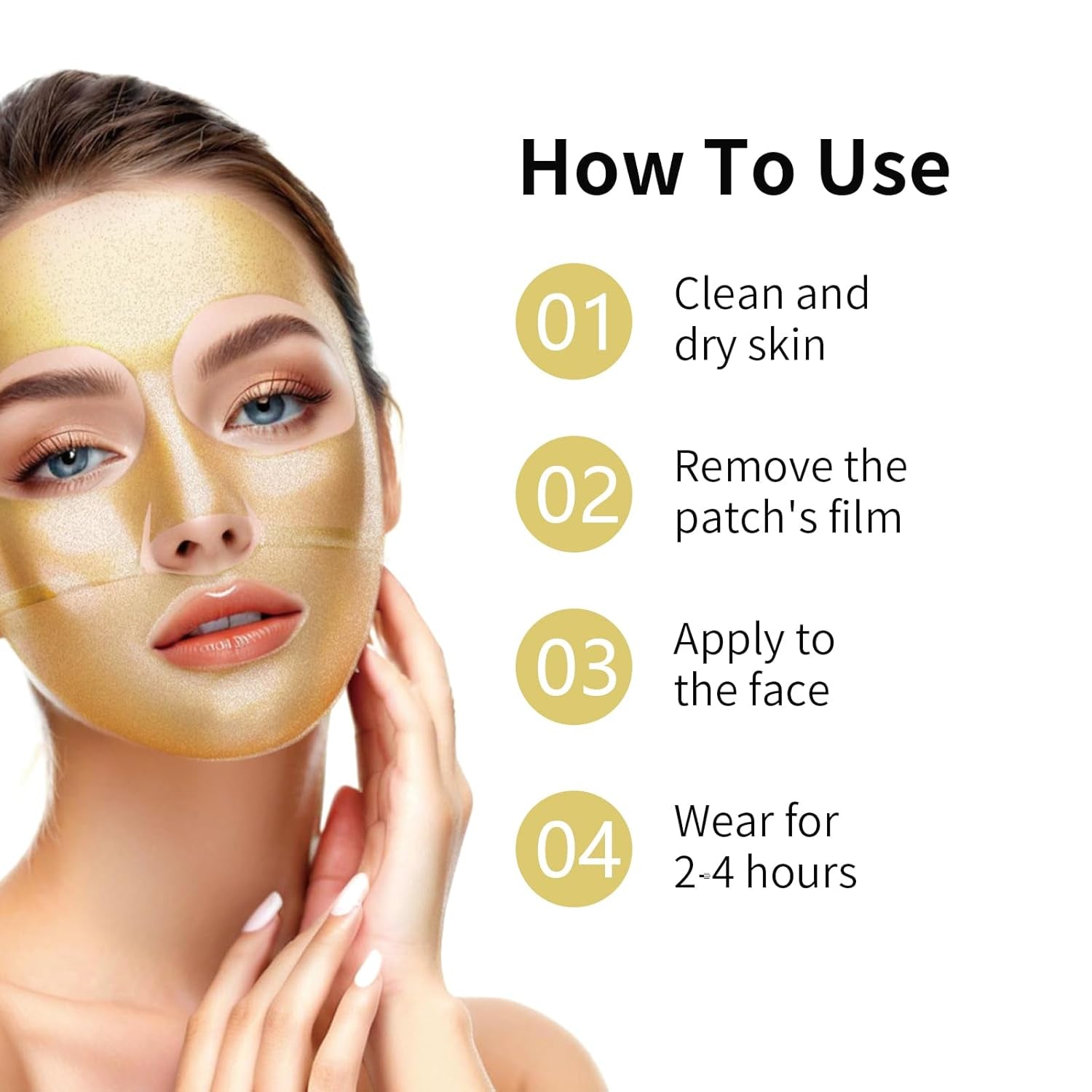 24K Gold Bio Collagen Face Mask, Hydrating Bio Collagen Mask Overnight Collagen Mask Hydrating Collagen Real Deep Mask Skin (34G X2Ea) - Gotcha Girl CosmeticsGotcha Girl Cosmetics c2d941c9-c7f3-4dd4-b08d-c9d11ac057d3