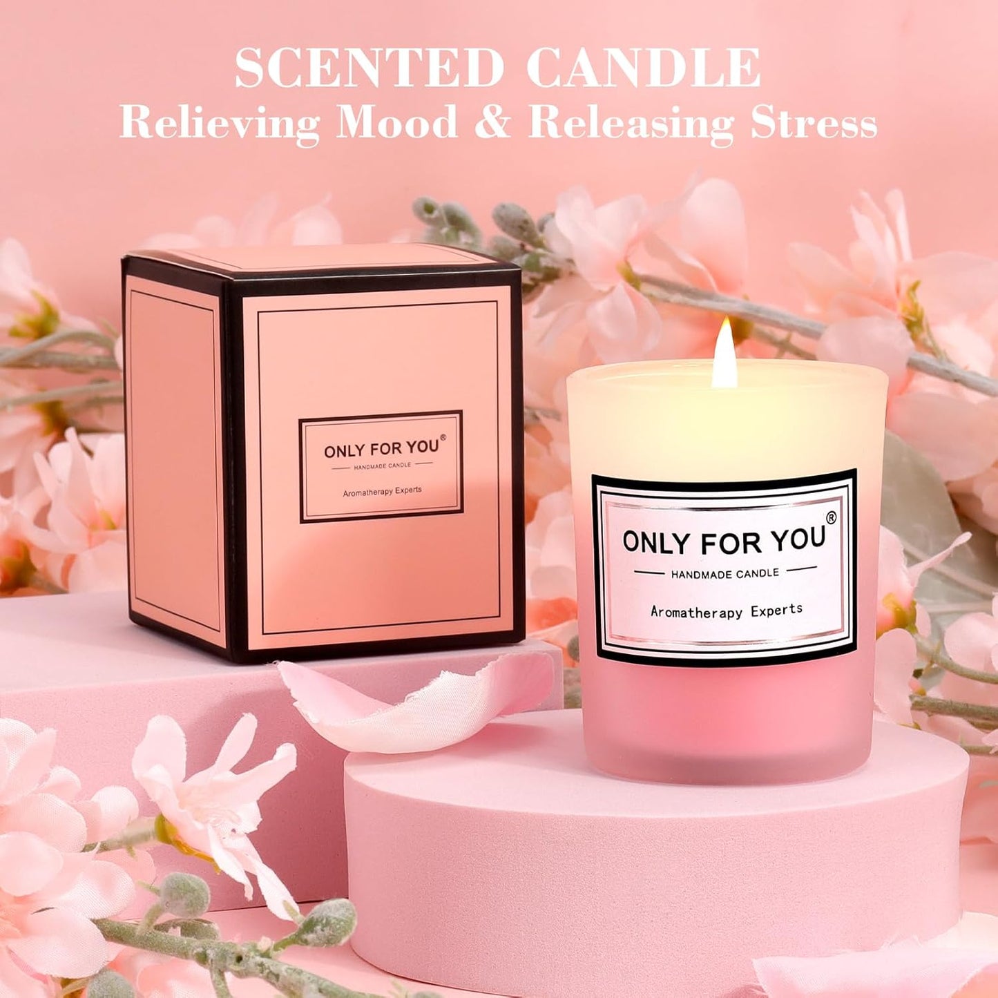 Birthday Gifts - Relaxing Spa Gifts Basket for Women; Her Mom, Grandma, Daughter, Sister, Wife, Girlfriend, Friends - Unique Bath Set Gifts (Pink) - Gotcha Girl Cosmetics Gotcha Girl Cosmetics bb412274-bd80-4a3e-9d85-6c59cada1844