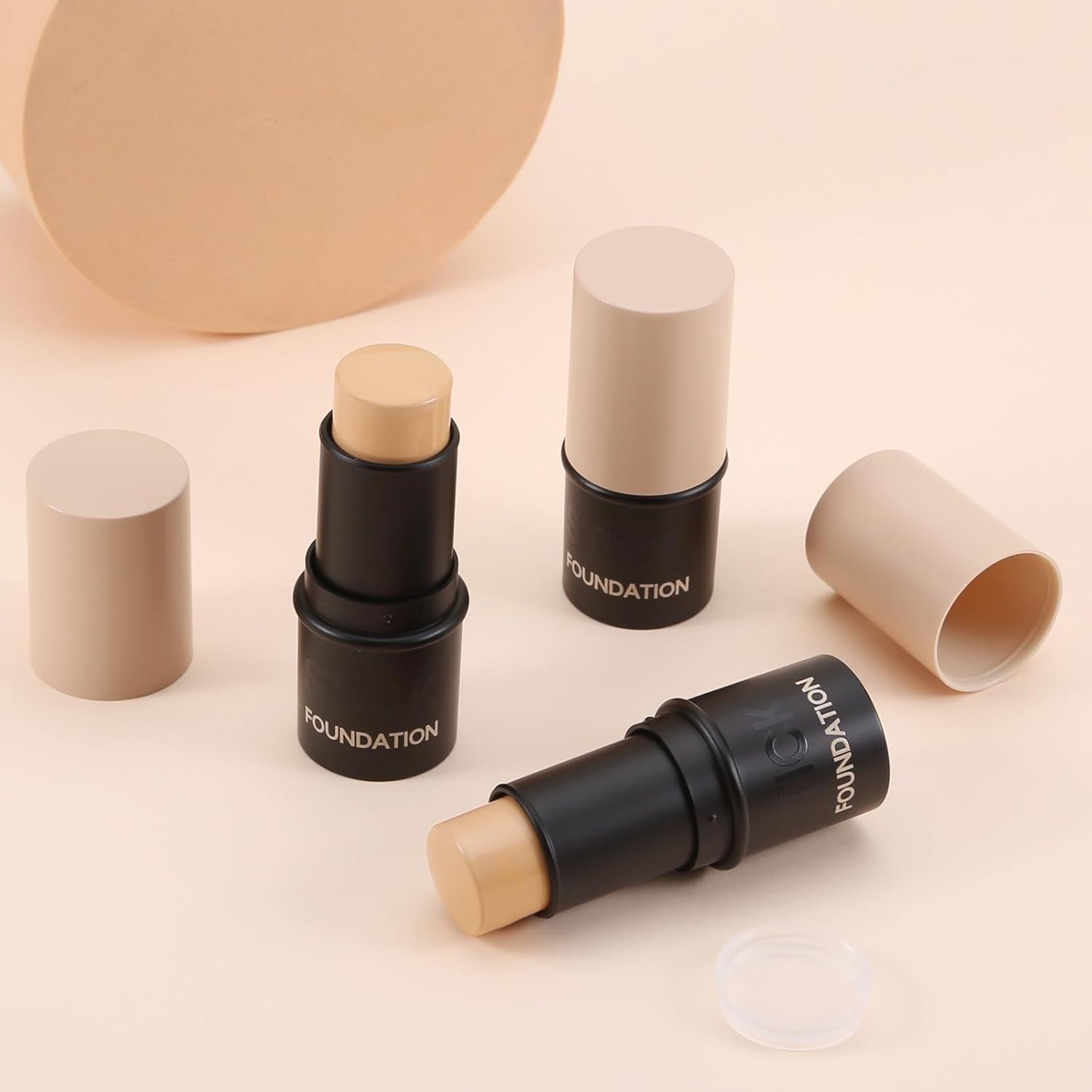 Matte Foundation Stick, Cream Face Foundation Concealer Makeup Stick, Waterproof Base Makeup for Women, Natural Finish - Gotcha Girl CosmeticsGotcha Girl Cosmetics 009cfd24-efb8-448a-b530-308d783b69c3