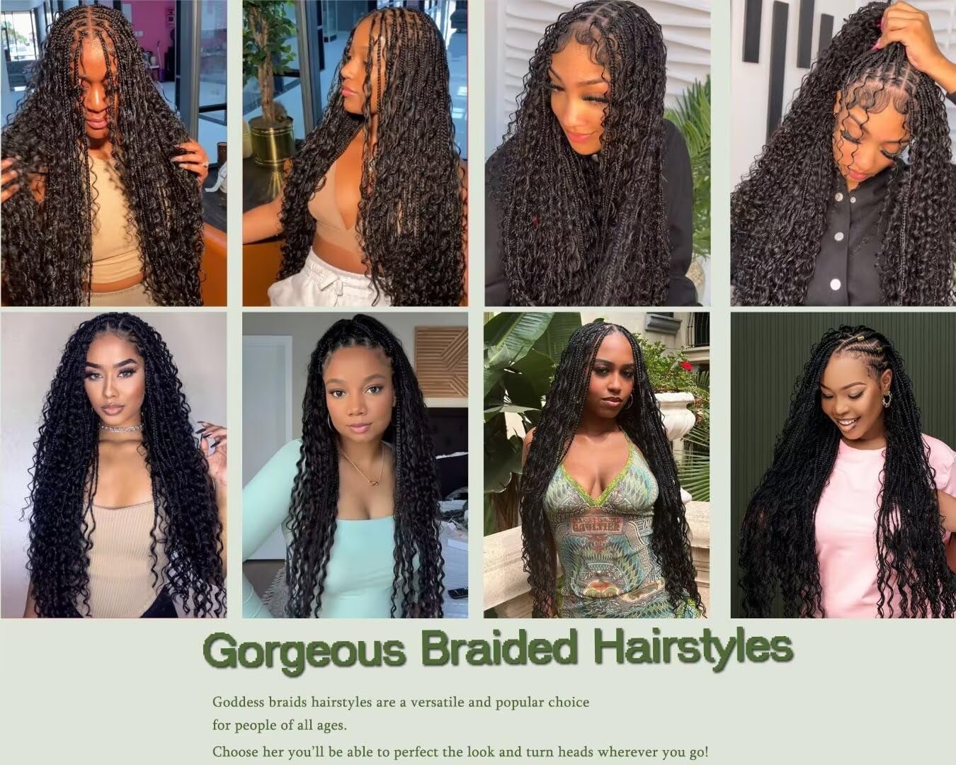 Human Braiding Hair 100G 24 Inch Bulk Deep Wave Human Hair for Braiding Boho Braids Human Hair for Bohemian Knotless Braids Micro Braiding Hair No Weft Human Hair Extensions Natural Black - Gotcha Girl Cosmetics Gotcha Girl Cosmeticsb08eada4-d067-4d1b-b880-2a4e4b2d7569