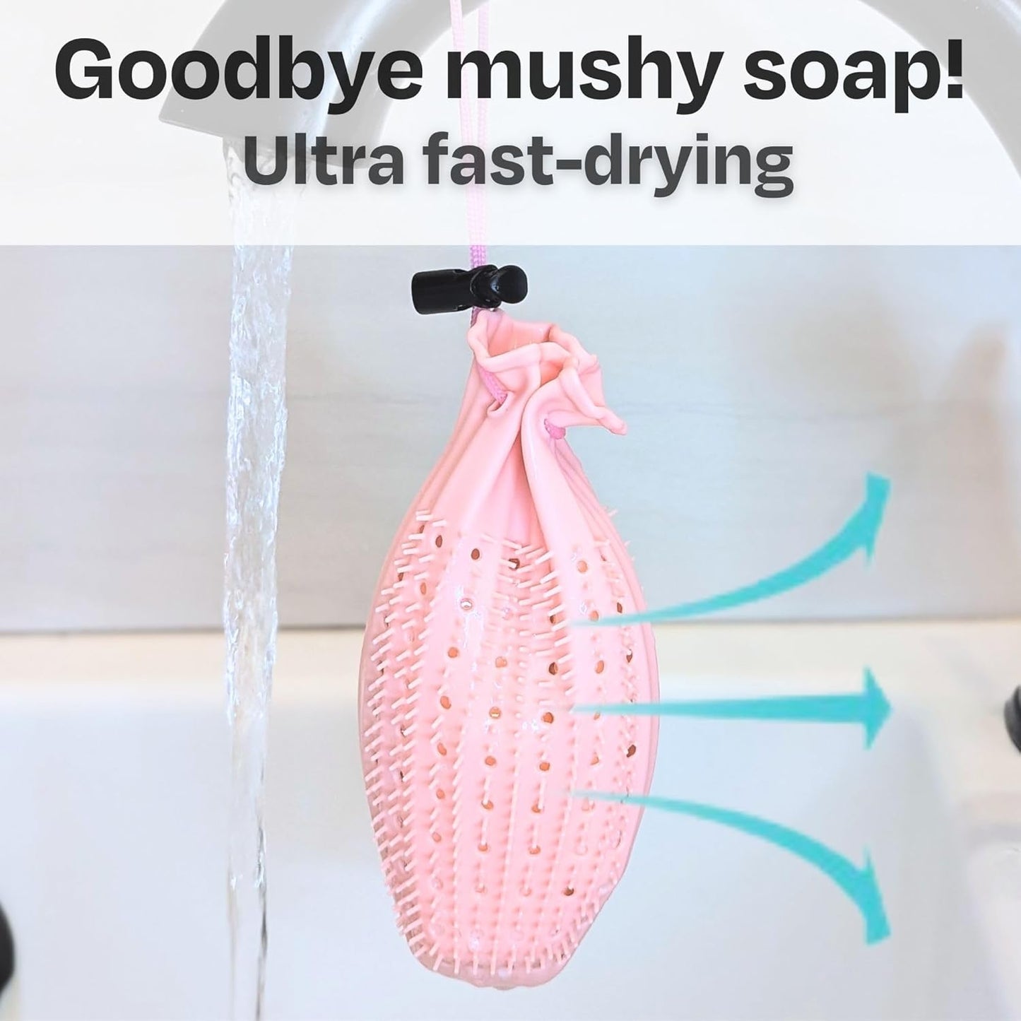 Gentle Exfoliating Bar Soap Loofah Pouch, Soap Saver Bag, Soap Exfoliating Bag, Bar Soap Pouch, Soap Savers for Bar Soap, Mesh Soap Bags for Soap Bars, Soap Bar Bag, Silicone Body Scrubber Pouch - Gotcha Girl Cosmetics Gotcha Girl Cosmeticsd54ca8d4-5573-4945-991f-5899ce938677