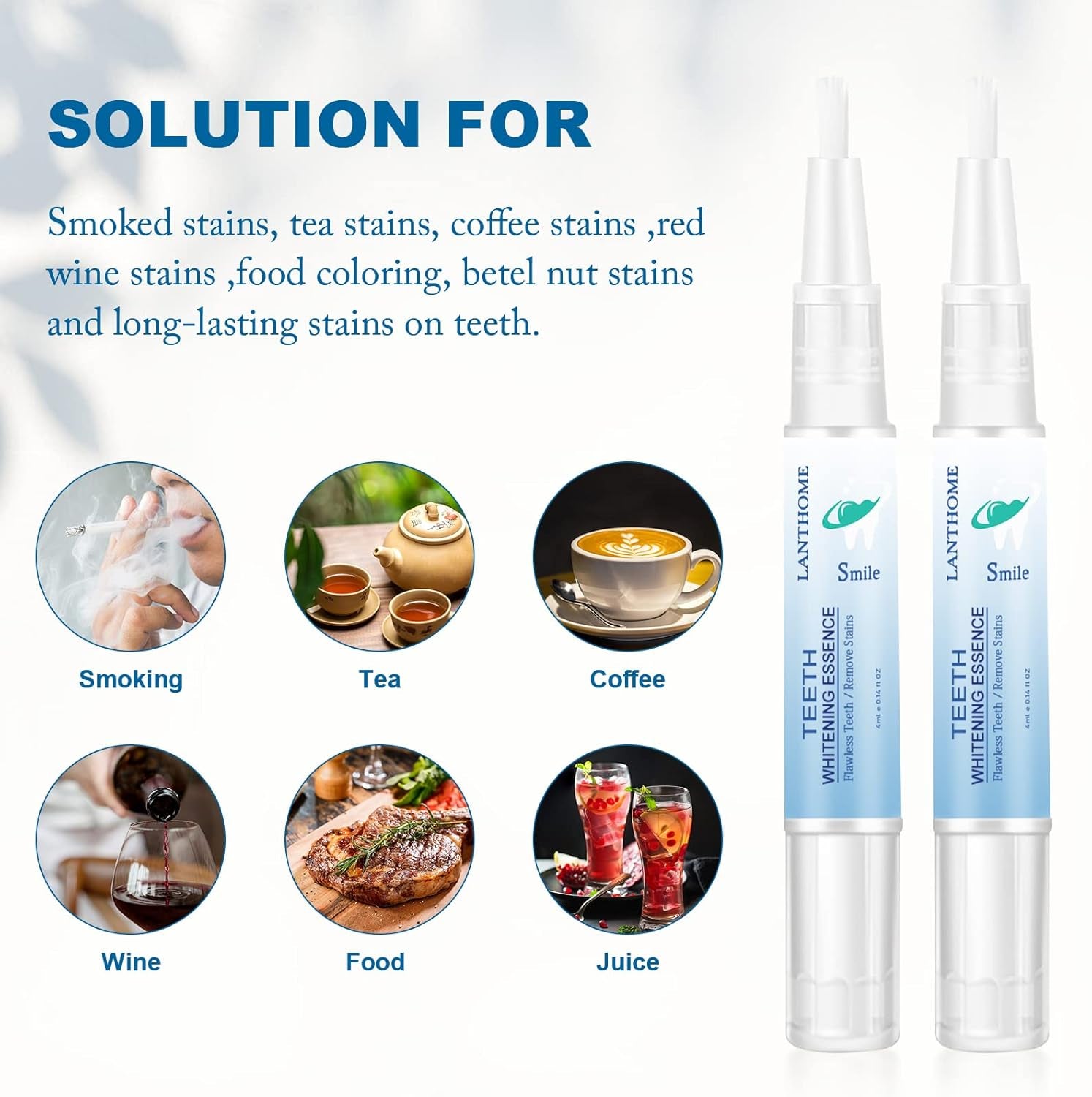 Teeth Whitening Pen,Teeth Whitening Essence,Teeth Whitening Gel,Teeth Stain Remover to Whiten Teeth,Intensive Stain Removal Teeth Reduce Yellowing (2Pcs) - Gotcha Girl Cosmetics Gotcha Girl Cosmetics31d7e4a6-157e-4706-a31e-9f48895253db