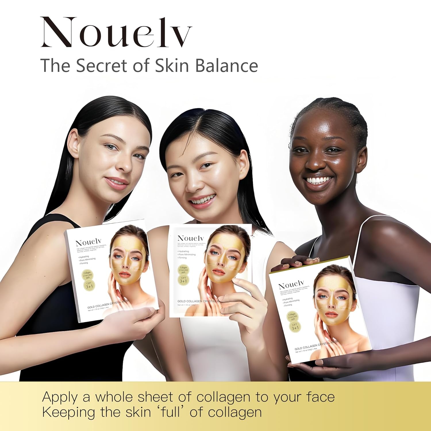 24K Gold Bio Collagen Face Mask, Hydrating Bio Collagen Mask Overnight Collagen Mask Hydrating Collagen Real Deep Mask Skin (34G X2Ea) - Gotcha Girl CosmeticsGotcha Girl Cosmetics c2d941c9-c7f3-4dd4-b08d-c9d11ac057d3