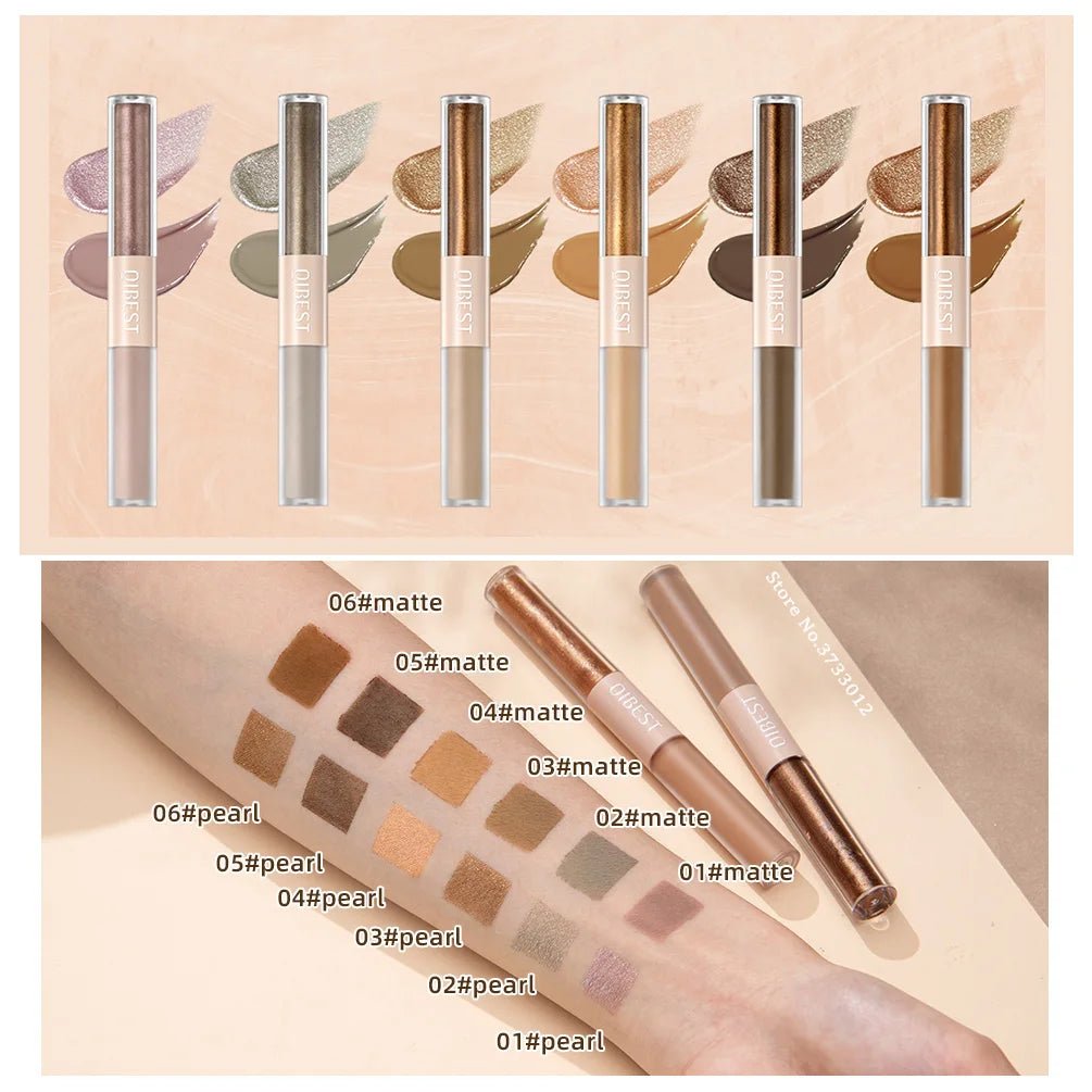 2 in 1 Stick Pearly Matte Eyeshadow Cream Smooth Nude Eye Makeup Liquid Contour Shadow Stick Waterproof Shimmer High Light Pen - Gotcha Girl CosmeticsGotcha Girl Cosmetics ae990b5f-7f6f-430b-b536-0d6643fcd233