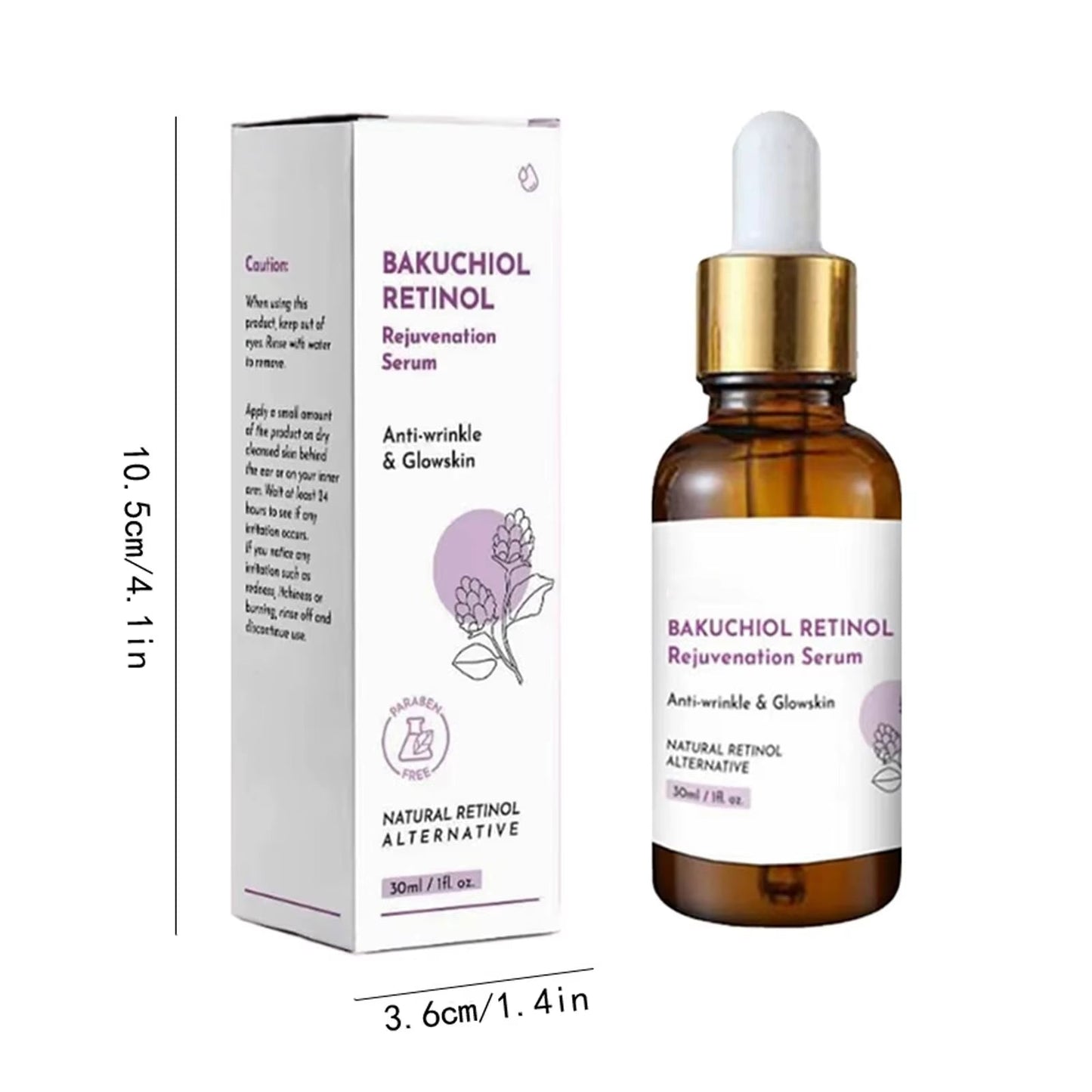 Bakuchiol Retinol Anti - Aging Serum – Collagen - Boosting, Gentle Rejuvenation for Smoother, Firmer, Youthful Skin - Gotcha Girl Cosmetics Gotcha Girl Cosmetics61b1c384-4210-4d63-96ef-717463a61218