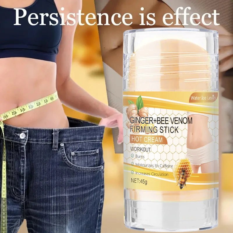 Turmeric + Bee Venom Firming Cream Stick, Contains Coconut Oil, Moisturizing Firming Body Lotion for Men and Women, Hypoallergenic, Muscle Relaxation and Post - Exercise Recovery - Gotcha Girl Cosmetics Gotcha Girl Cosmetics 14771A