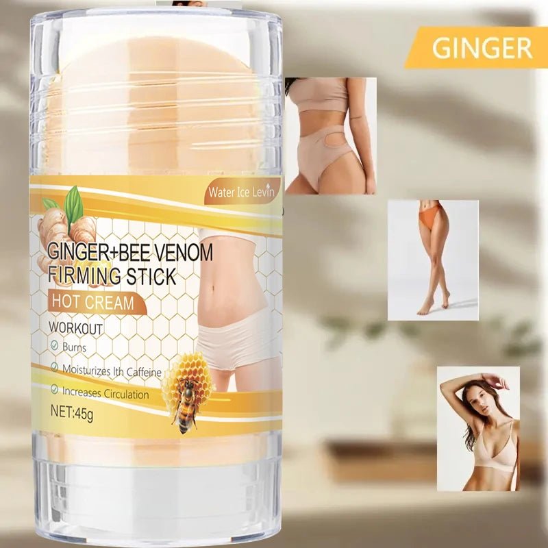 Turmeric + Bee Venom Firming Cream Stick, Contains Coconut Oil, Moisturizing Firming Body Lotion for Men and Women, Hypoallergenic, Muscle Relaxation and Post - Exercise Recovery - Gotcha Girl Cosmetics Gotcha Girl Cosmetics 14771A