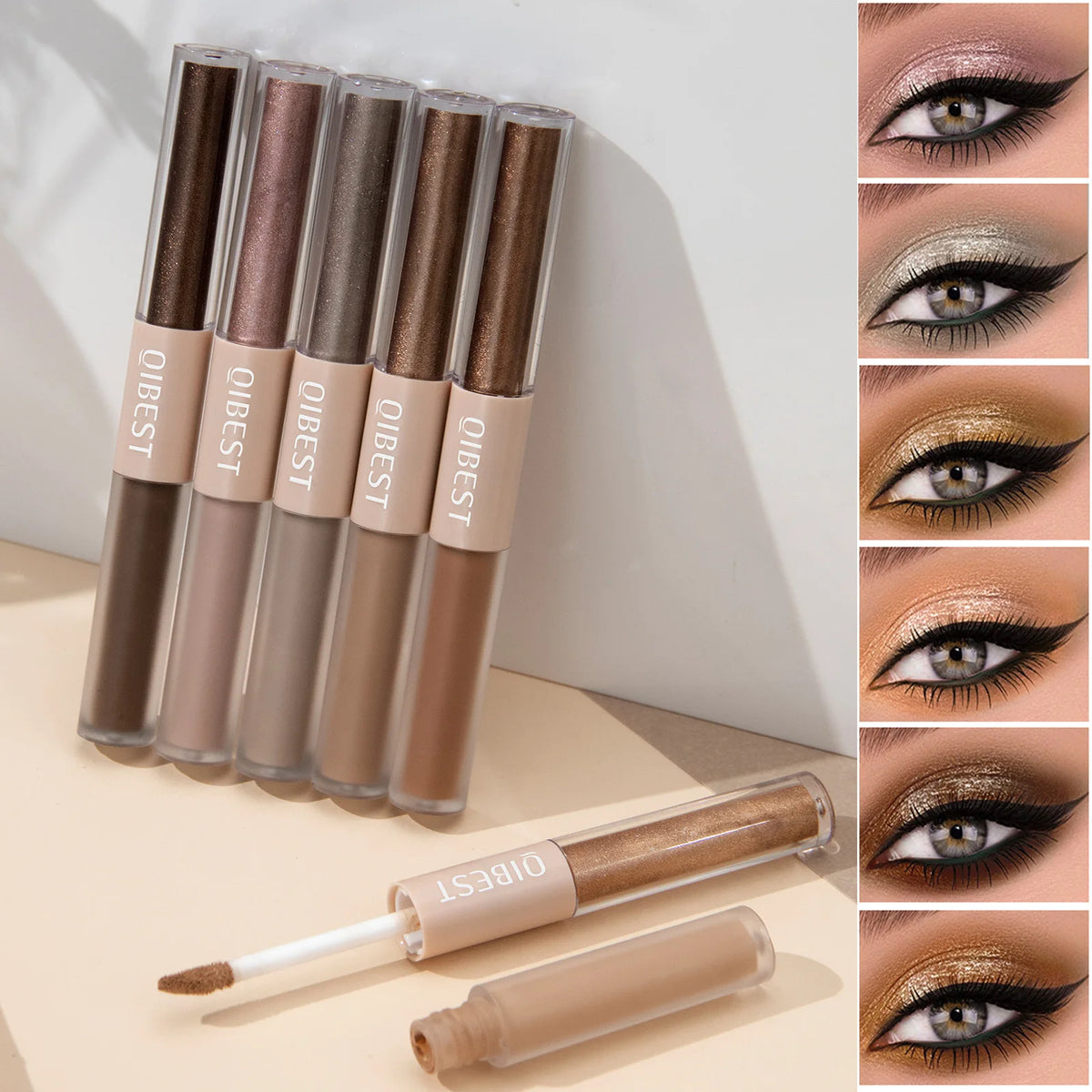 2 in 1 Stick Pearly Matte Eyeshadow Cream Smooth Nude Eye Makeup Liquid Contour Shadow Stick Waterproof Shimmer High Light Pen - Gotcha Girl CosmeticsGotcha Girl Cosmetics ae990b5f-7f6f-430b-b536-0d6643fcd233