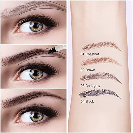 4 - Tip Microblading Eyebrow Pen for Flawless, Waterproof Definition - Gotcha Girl Cosmetics Gotcha Girl Cosmeticsf973aaab-b3ee-43d5-90ff-49471a5fb1bb