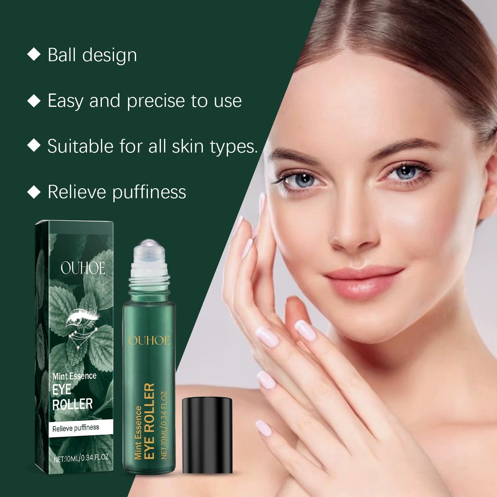 OUHOE Mint Essense™ Eye Roller Serum – Dark Circle & Puffiness Corrector - Gotcha Girl Cosmetics Gotcha Girl Cosmeticsf7d2f401-5e75-461d-9b4d-8627313c62d2