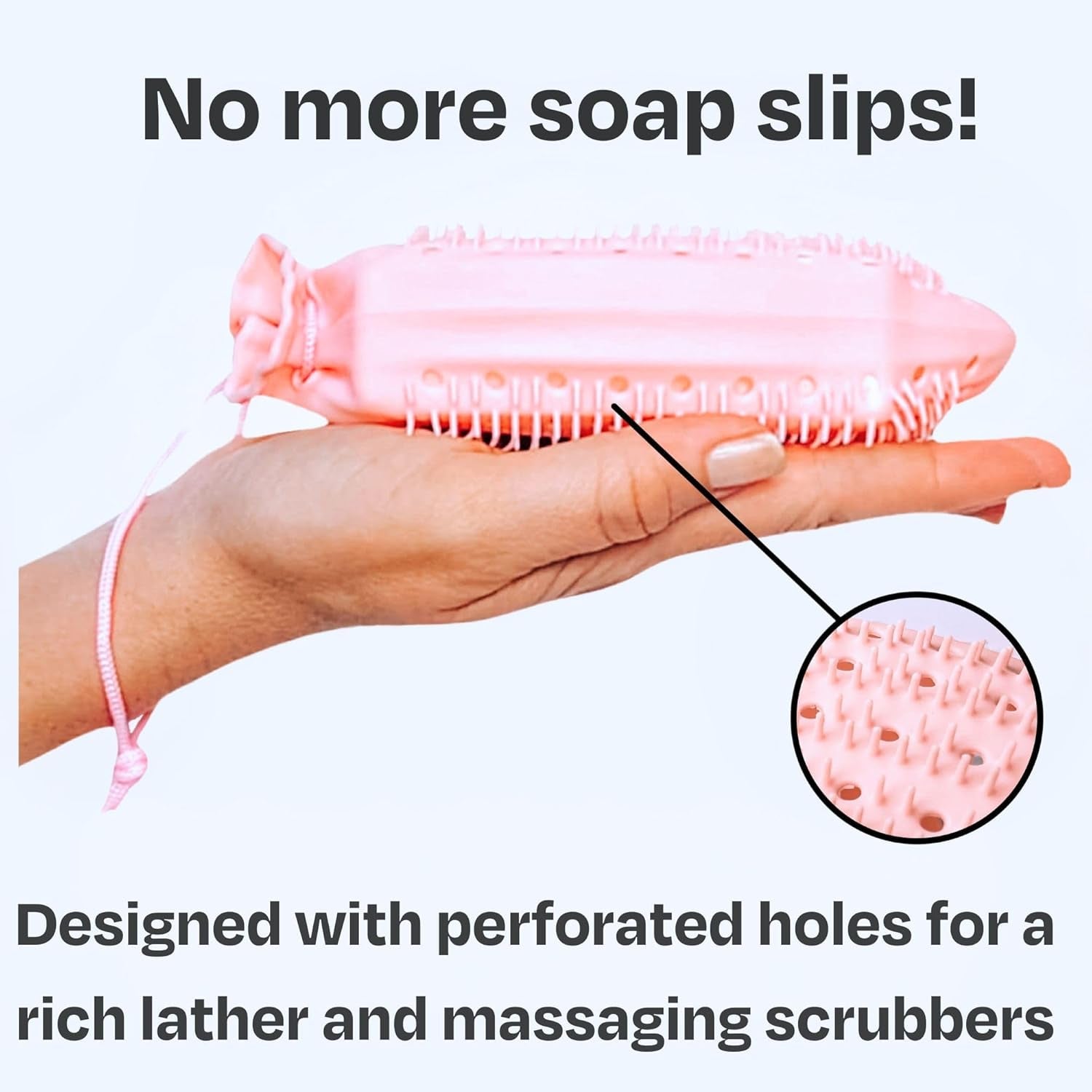 Gentle Exfoliating Bar Soap Loofah Pouch, Soap Saver Bag, Soap Exfoliating Bag, Bar Soap Pouch, Soap Savers for Bar Soap, Mesh Soap Bags for Soap Bars, Soap Bar Bag, Silicone Body Scrubber Pouch - Gotcha Girl Cosmetics Gotcha Girl Cosmeticsd54ca8d4-5573-4945-991f-5899ce938677