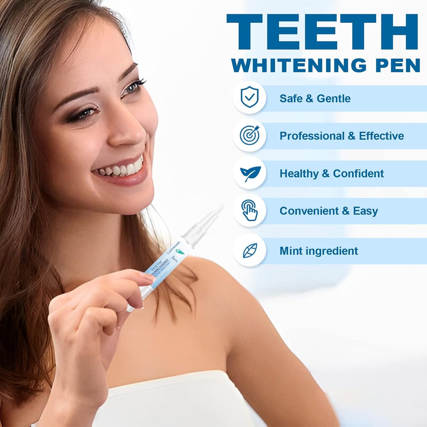 Teeth Whitening Pen,Teeth Whitening Essence,Teeth Whitening Gel,Teeth Stain Remover to Whiten Teeth,Intensive Stain Removal Teeth Reduce Yellowing (2Pcs) - Gotcha Girl Cosmetics Gotcha Girl Cosmetics31d7e4a6-157e-4706-a31e-9f48895253db
