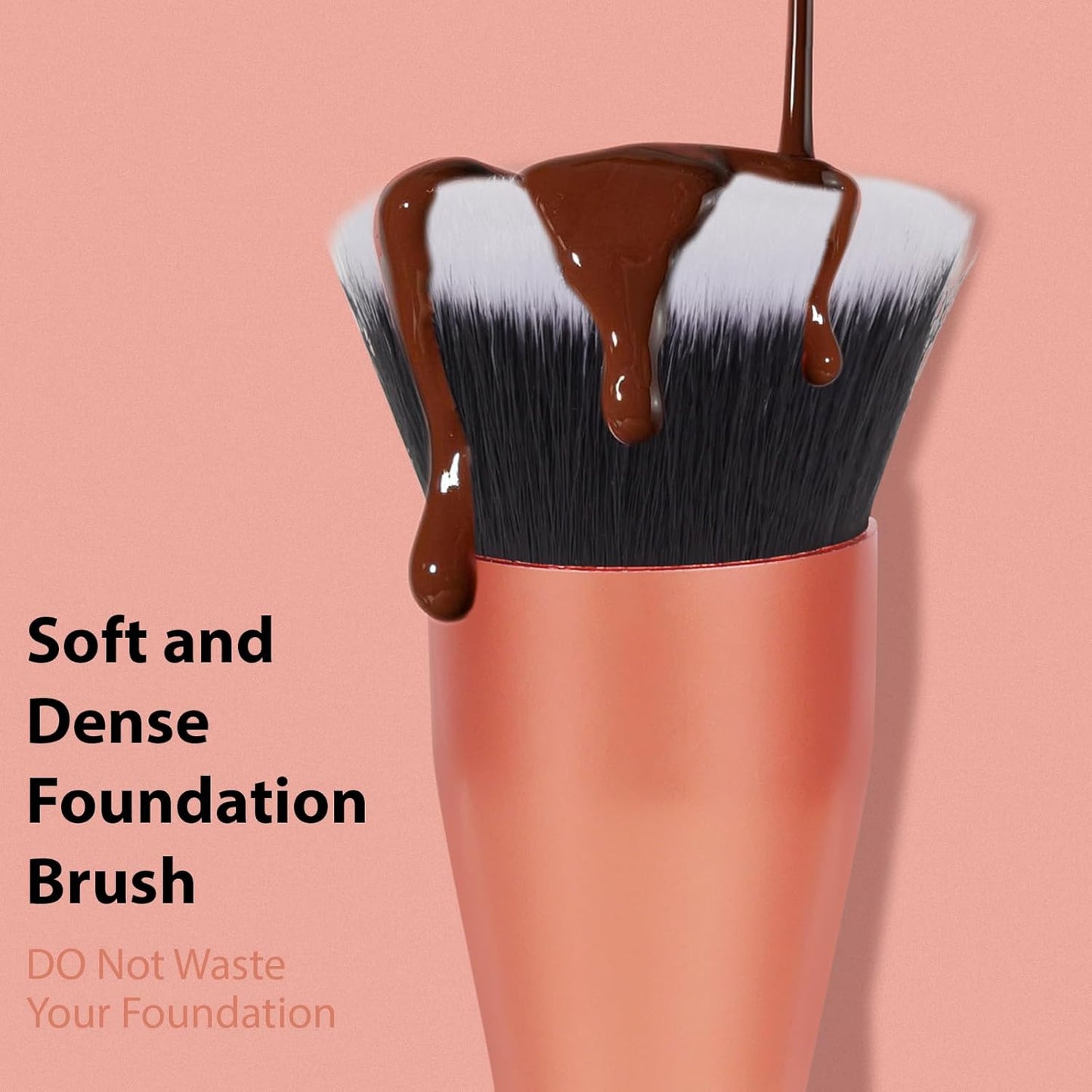 1.5" Top Diameter Foundation Brush - Premium Makeup Brush, Perfect for Foundation, Cream, Buffing, Blending (Red) - Gotcha Girl CosmeticsGotcha Girl Cosmetics 1b7d17e0-82f0-4a30-8bfe-3f1d6a630a21