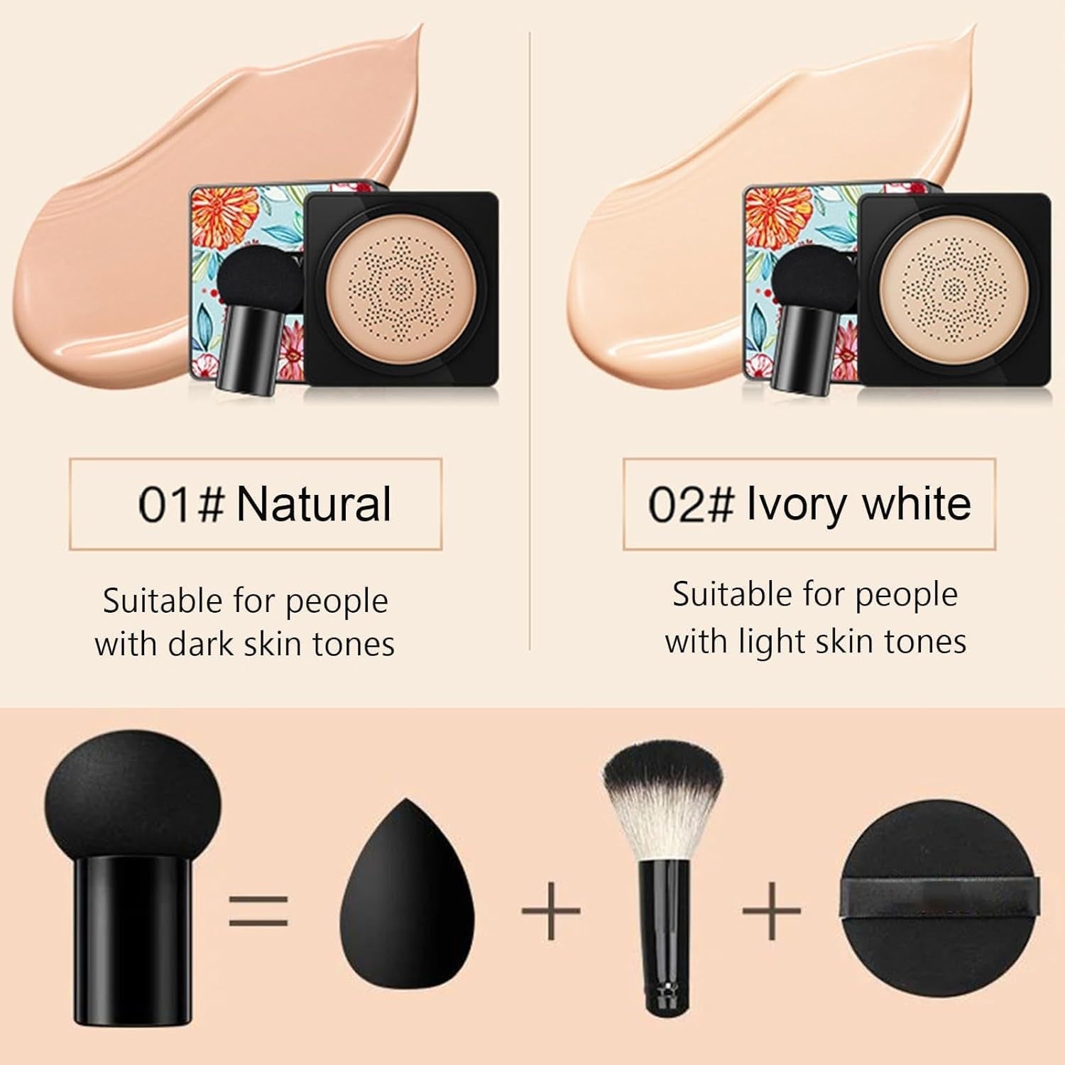 Beauty Cream, Beauty Linasi Clear Cover Beauty Cream, Air Cushion Cc Cream, Moisturizing Concealer, Makeup Long Lasting, B-Lvory - Gotcha Girl CosmeticsGotcha Girl Cosmetics 86134f90-30dd-4f91-bbaa-eeede005ef67