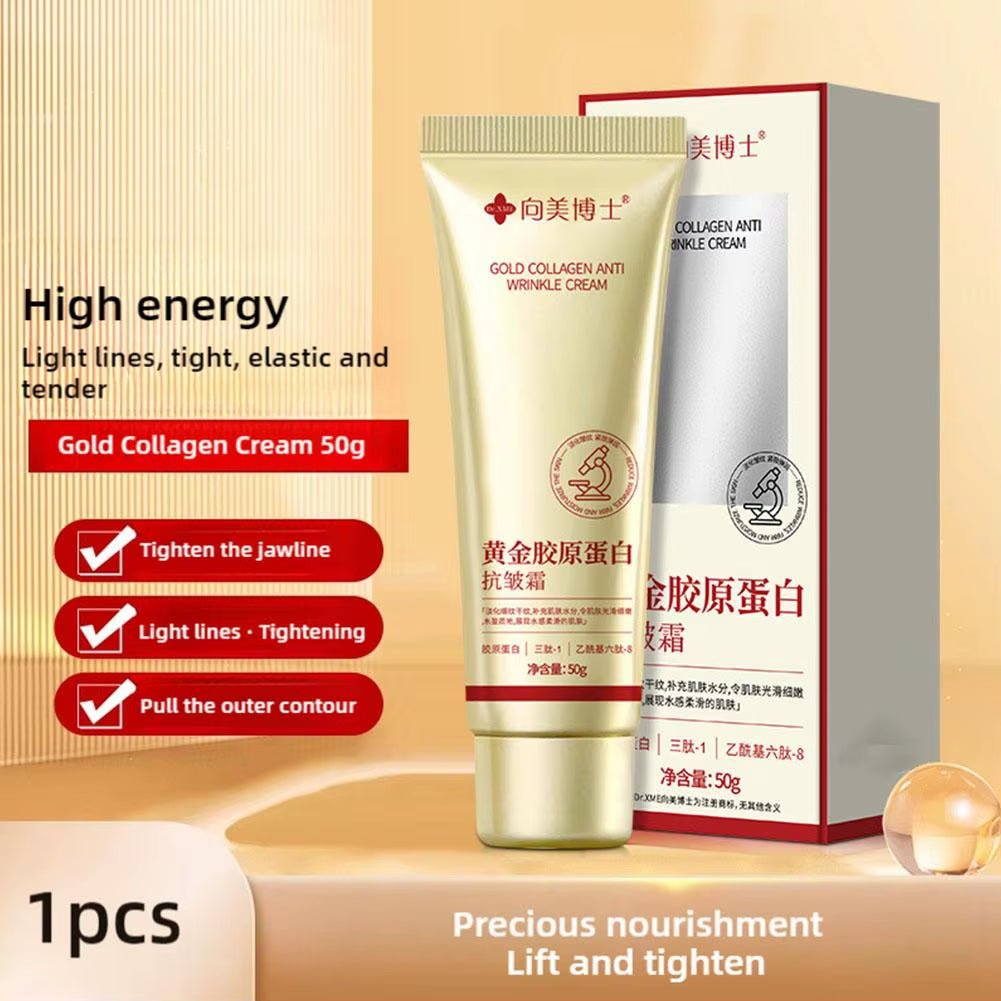 GlowLift™ Gold Collagen Anti - Wrinkle Cream Set – 3Pcs Moisturizing Skincare for Firming, Smoothing & Reviving Aging Skin - Gotcha Girl Cosmetics Gotcha Girl Cosmetics5ab8f9aa-4405-4956-bd62-5ace37137114