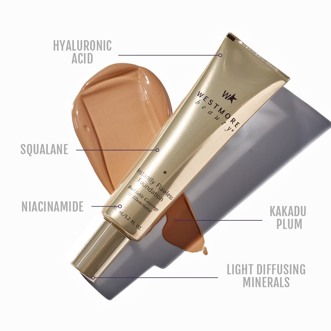 Instantly Flawless Foundation - Light 1.2 Oz - Full Coverage Liquid Foundation