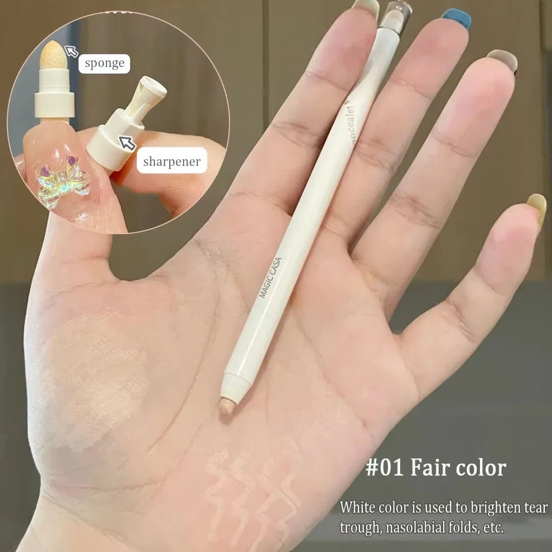 SilkCover™ Full Cover Concealer Stick – Waterproof Spot & Blemish Corrector for Flawless Face, Brows & Lips - Gotcha Girl Cosmetics Gotcha Girl Cosmetics229900e5-cb59-442e-975c-cd86b5422f51