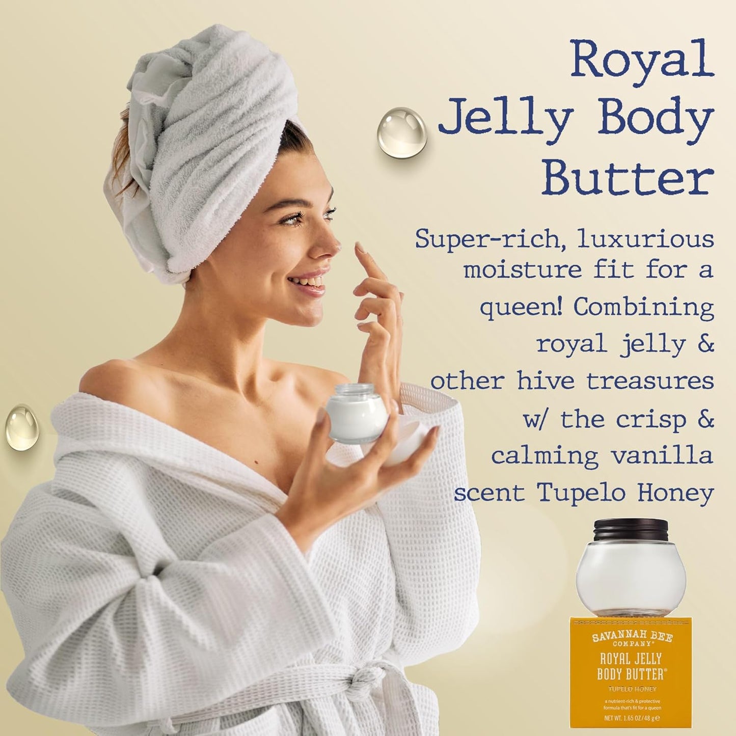 Royal Jelly Body Butter - Deep Hydrating Body Butter for Dry Skin - Gotcha Girl Cosmetics Gotcha Girl Cosmetics0dece115-8aaf-4792-8924-165650abbe2a