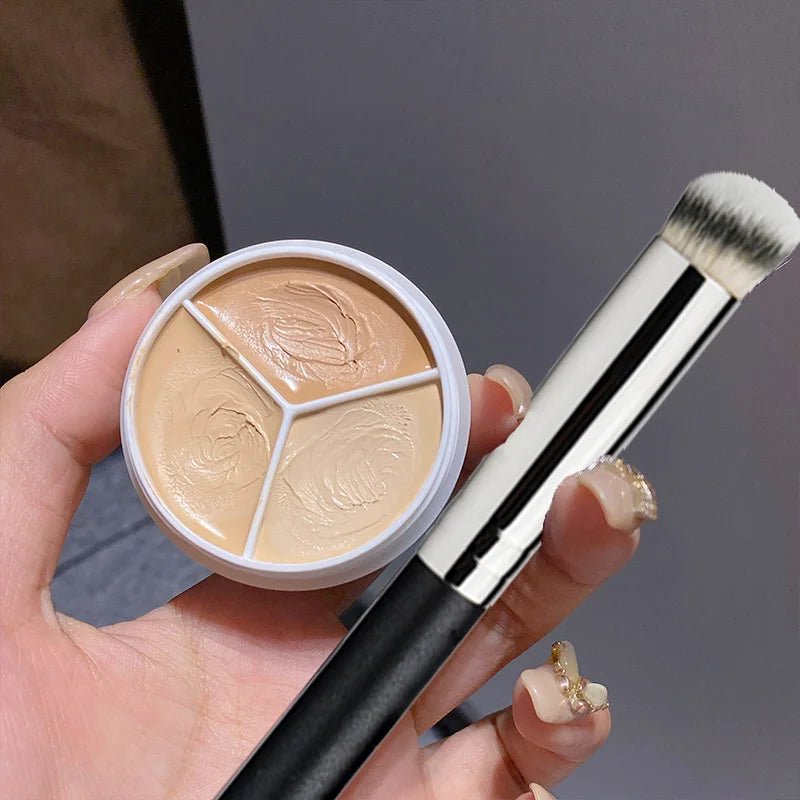 Sweet Mint 3 - Color Cream Concealer Palette – Smooth, Buildable Coverage for Dark Circles, Acne Marks & Dull Skin with a Brightening Finish - Gotcha Girl Cosmetics Gotcha Girl Cosmeticse894e10c-d00d-4946-9d01-68f8e94dd453