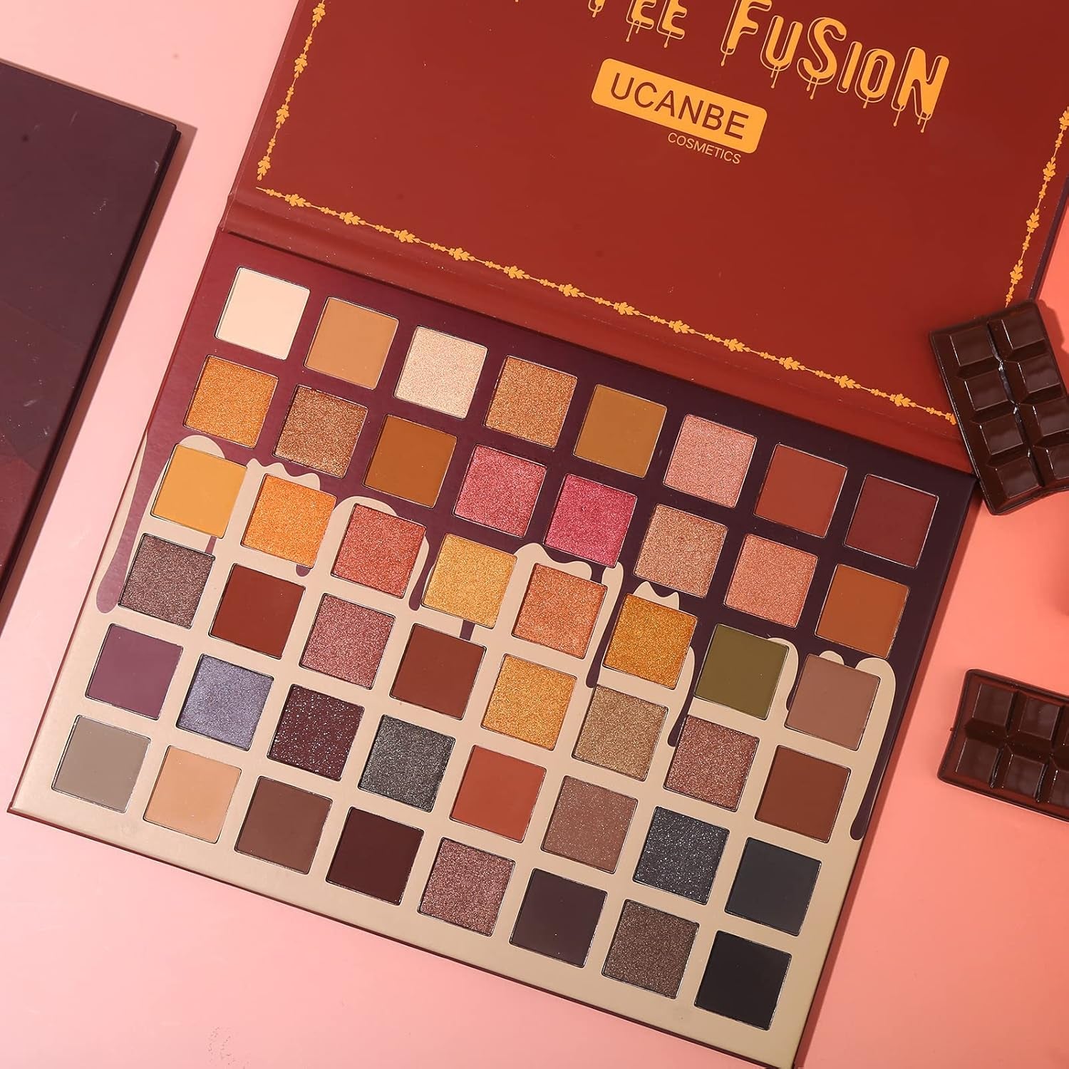 Toffee Fusion Nude Eyeshadow Palette, 48 Neutral Shades Naked Eye Shadow Makeup Pallet, High Pigmented Matte Glitter Shimmer Make up Kit for Women Girls - Gotcha Girl Cosmetics Gotcha Girl Cosmetics 6b8af6b8-bfcc-4e73-b268-c4f94227391c