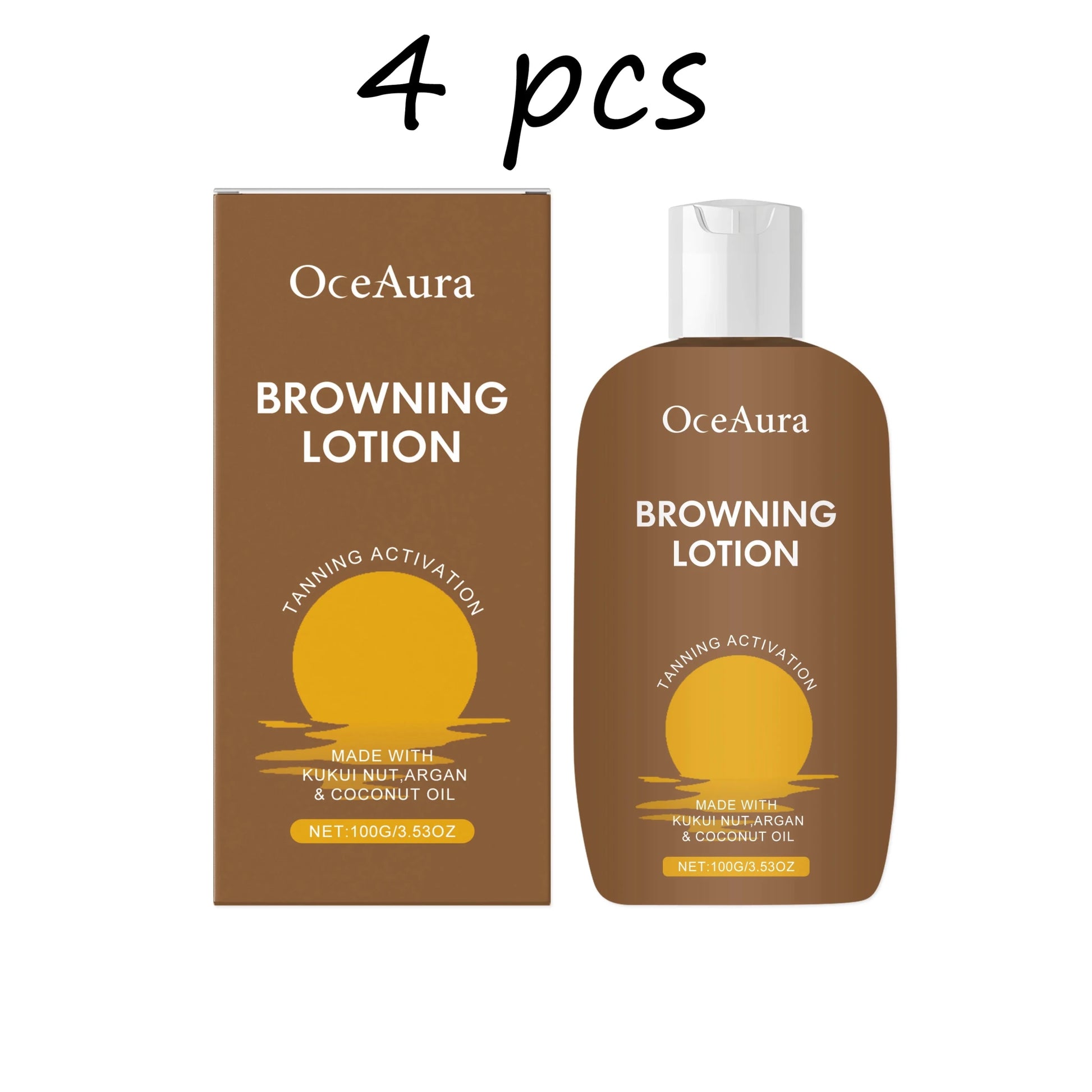 Oceaura Herbal Browning Lotion Summer Moisturize Sunless Tanning Enhance Softness Non - greasy Glowing Bronzer Skin Tanning Lotion - Gotcha Girl Cosmetics Gotcha Girl Cosmetics 1429buy2free2200007763201336106