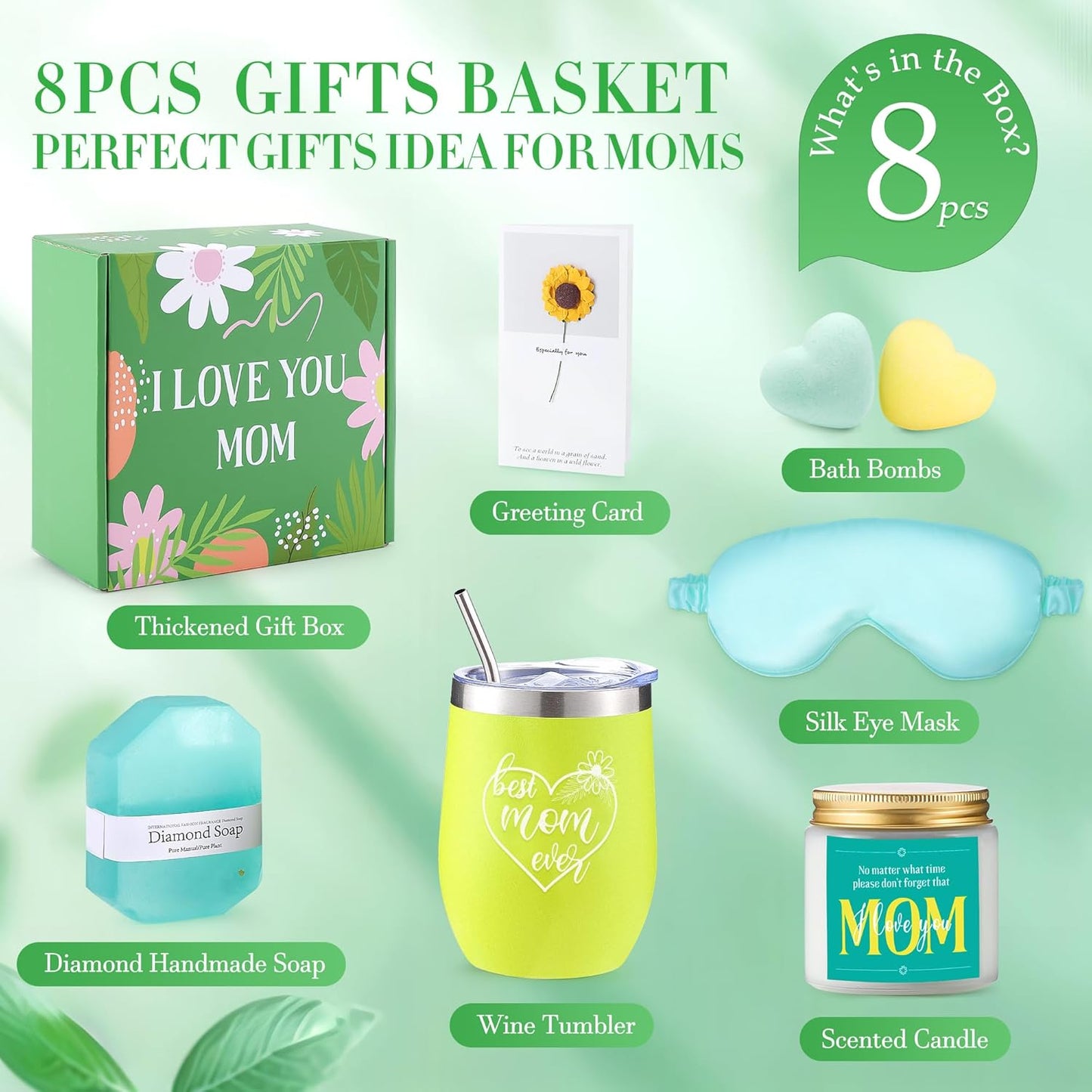 Chrismas Gifts for Mom, Mother Gifts Basket Set Gift Ideas for Mother in Law Step Mom New Mom,Mother'S Day Xmas Thanksgiving Self Care Thoughtful Gifts from Daughter Son Kids - Gotcha Girl Cosmetics Gotcha Girl Cosmetics7d8200bf-ab56-4210-845c-fe42e706dcb7