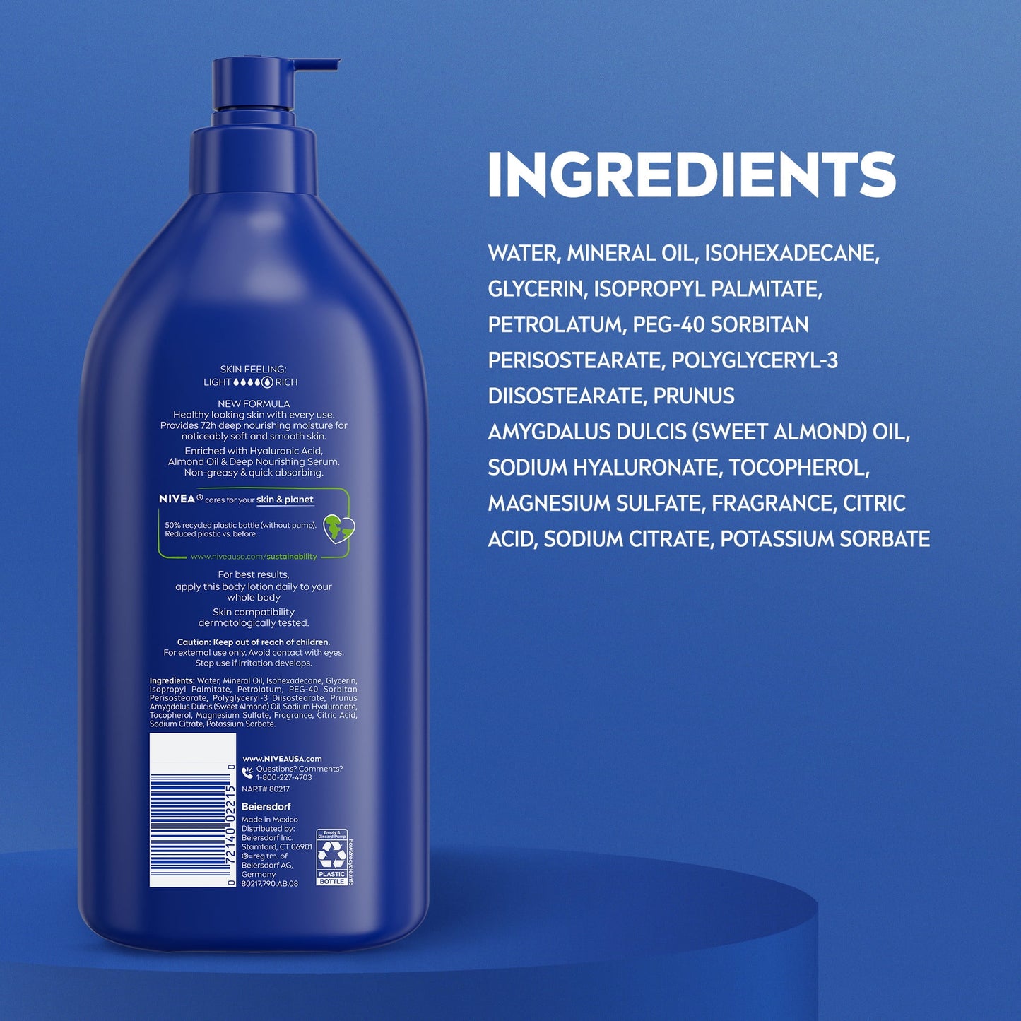 Essentially Enriched Body Lotion for Dry Skin with Hyaluronic Acid and Almond Oil, Value Size 33.8 Fl Oz - Gotcha Girl CosmeticsGotcha Girl Cosmetics ff606a31-cf8e-483a-b639-2ffbcb84b06b