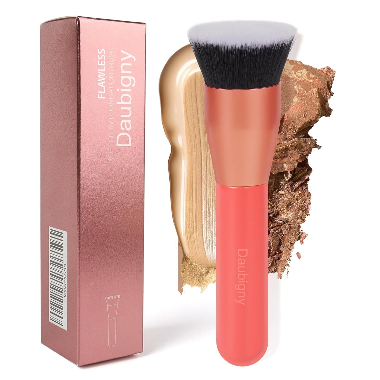 1.5" Top Diameter Foundation Brush - Premium Makeup Brush, Perfect for Foundation, Cream, Buffing, Blending (Red) - Gotcha Girl CosmeticsGotcha Girl Cosmetics 1b7d17e0-82f0-4a30-8bfe-3f1d6a630a21