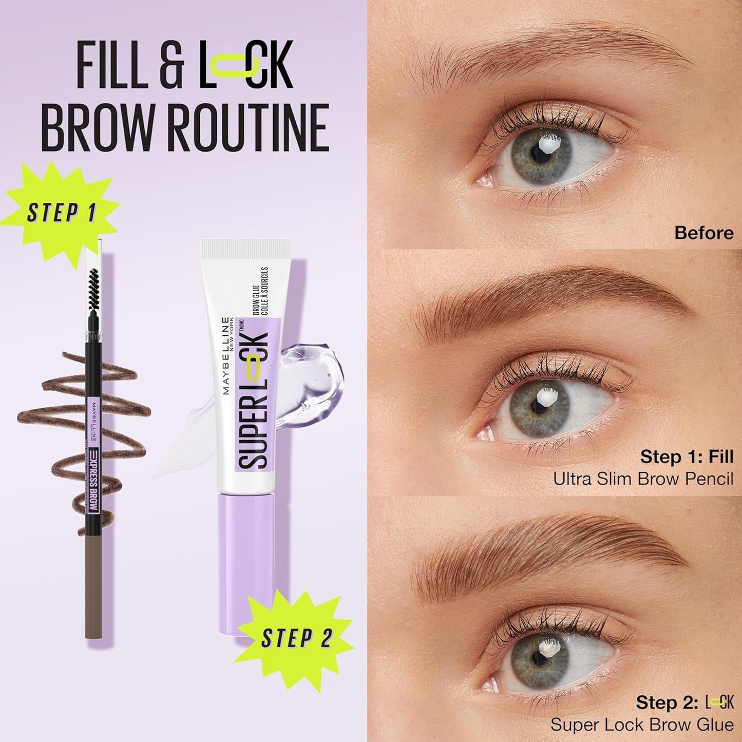 Express Brow Ultra Slim Eyebrow Makeup, Brow Pencil with Precision Tip and Spoolie for Defined Eyebrows, Soft Brown, 1 Count - Gotcha Girl Cosmetics Gotcha Girl Cosmeticsd5dffb8d-cabd-49d1-8a42-a413e4d8b926