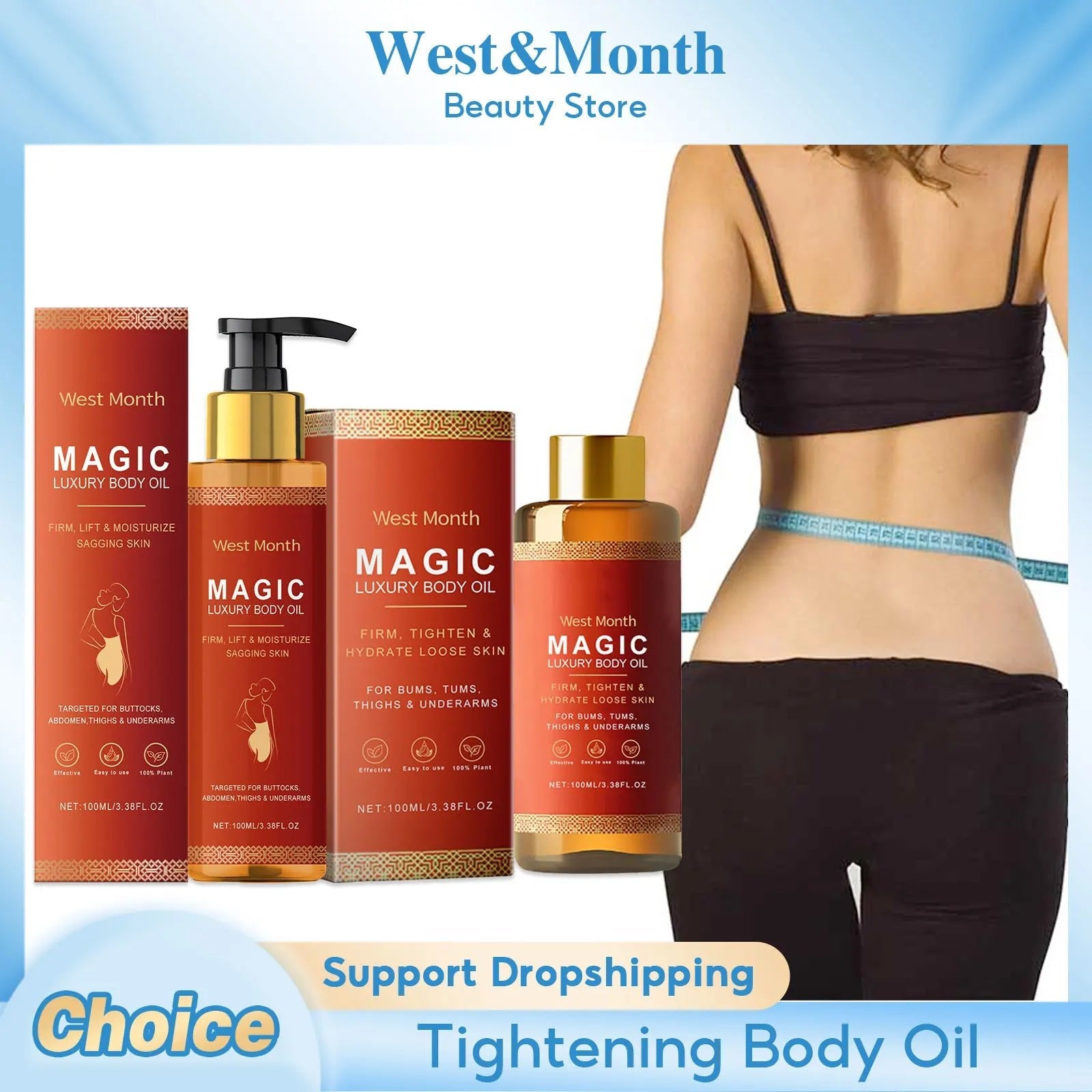 Magic Luxury Body Oil – Moisturizing & Firming Glow Oil - Gotcha Girl Cosmetics Gotcha Girl Cosmetics 68bc29bd-a7a1-47ad-a3d4-93f6d7144c28