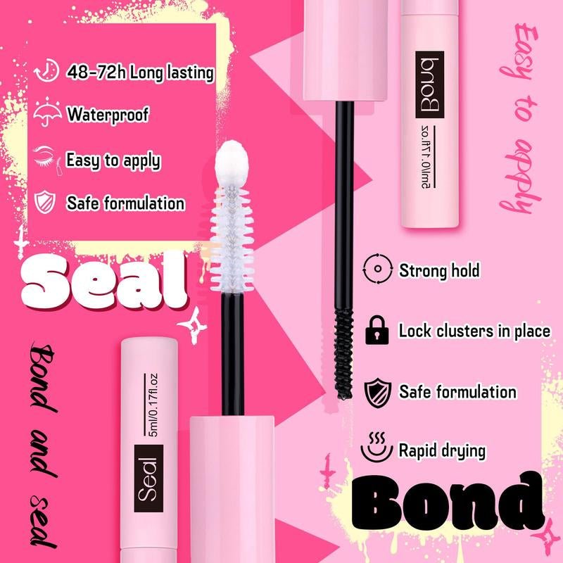9 - 16mm DIY Lash Extension Kit: 280pcs Lash Clusters [Bond & Seal, Tweezers] - Gotcha Girl Cosmetics Gotcha Girl Cosmetics876b7951-7dd2-4a25-b2ae-e5b4d61289a8