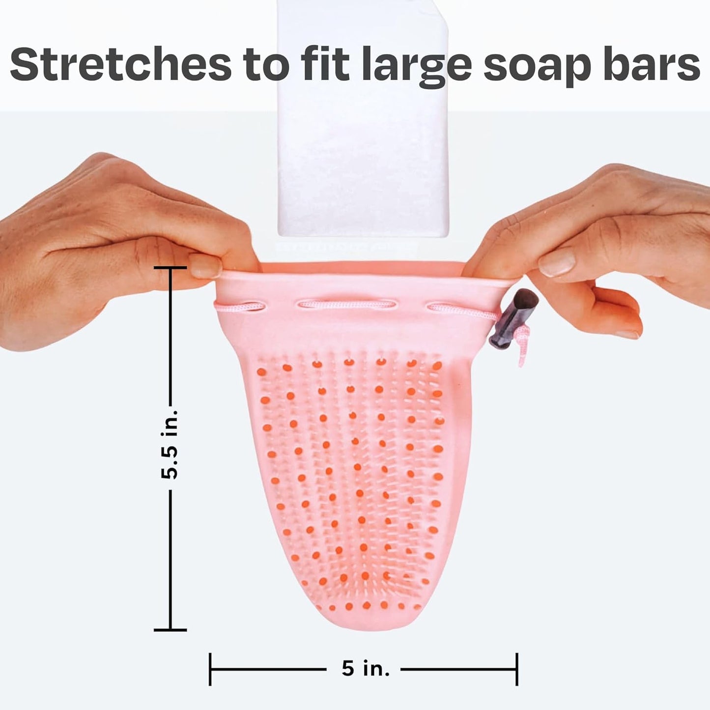 Gentle Exfoliating Bar Soap Loofah Pouch, Soap Saver Bag, Soap Exfoliating Bag, Bar Soap Pouch, Soap Savers for Bar Soap, Mesh Soap Bags for Soap Bars, Soap Bar Bag, Silicone Body Scrubber Pouch - Gotcha Girl Cosmetics Gotcha Girl Cosmeticsd54ca8d4-5573-4945-991f-5899ce938677