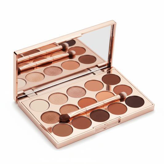 Luxury Gathering Neutral Eyeshadow Makeup Palette, Naked Shimmer Matte Metallic Glitter Subtle Eyes Shadow,High Pigmented Nudes Creamy Smokey Pallet Set - Gotcha Girl Cosmetics Gotcha Girl Cosmetics13e28d8f-1f58-4b98-ab15-9a8da0340bb3